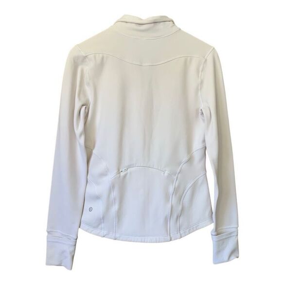 Lululemon Flash Forward Full Zip Jacket in White Size 6 - Picture 5 of 12